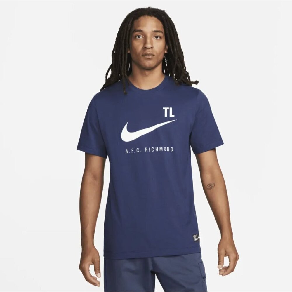 Nike Ted Lasso AFC Richmond Blue Short Sleeve Tee Size S